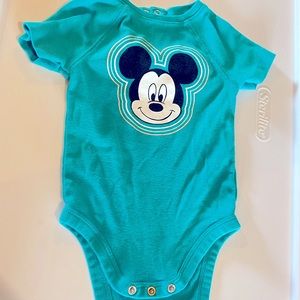 Disney - Mickey Mouse Onesie - teal - size 12 months